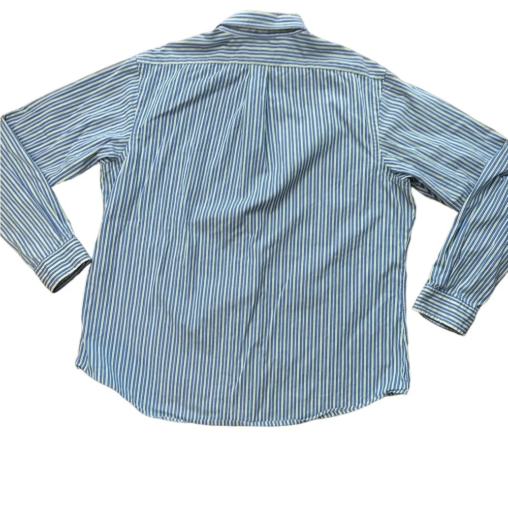 Polo Ralph Lauren Men’s Size XXL‎ Long Sleeve Button Up Shirt Blue/Green/White